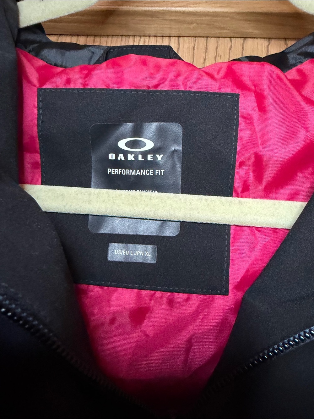 Oakley Black Ski One-Piece with Teal and Red Panels - Picture 5 of 5